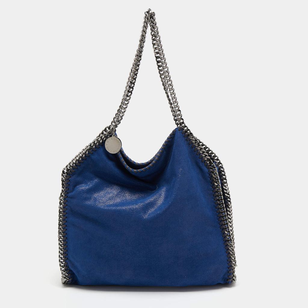 Stella McCartney Blue Faux Suede Falabella Tote商品第1张图片规格展示