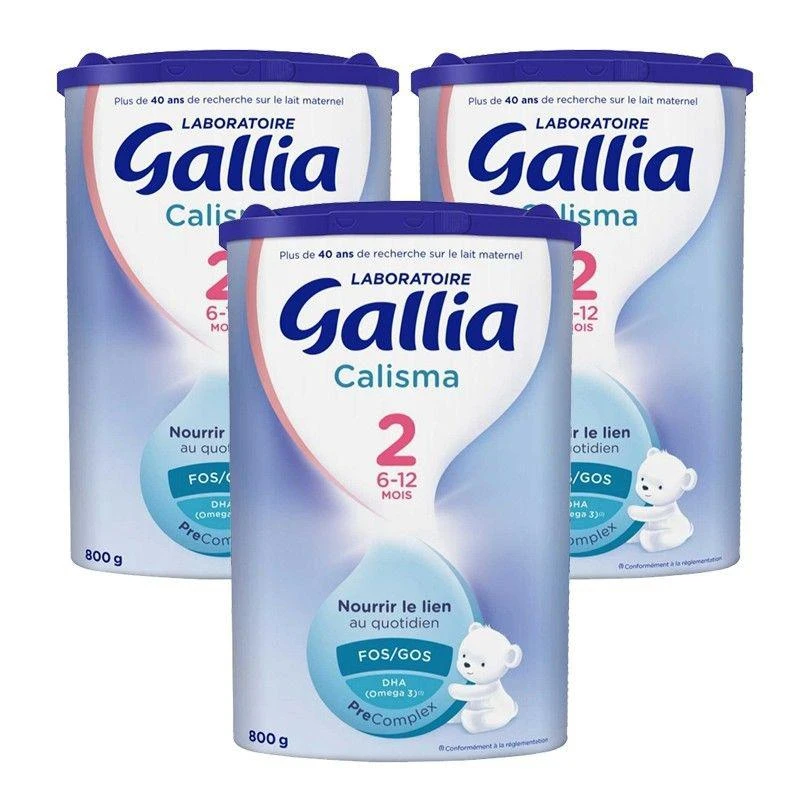 商品gallia|欧洲直邮Gallia 达能佳丽雅2段标准型婴儿奶粉900G*3罐 2020新包装,价格¥896,第1张图片