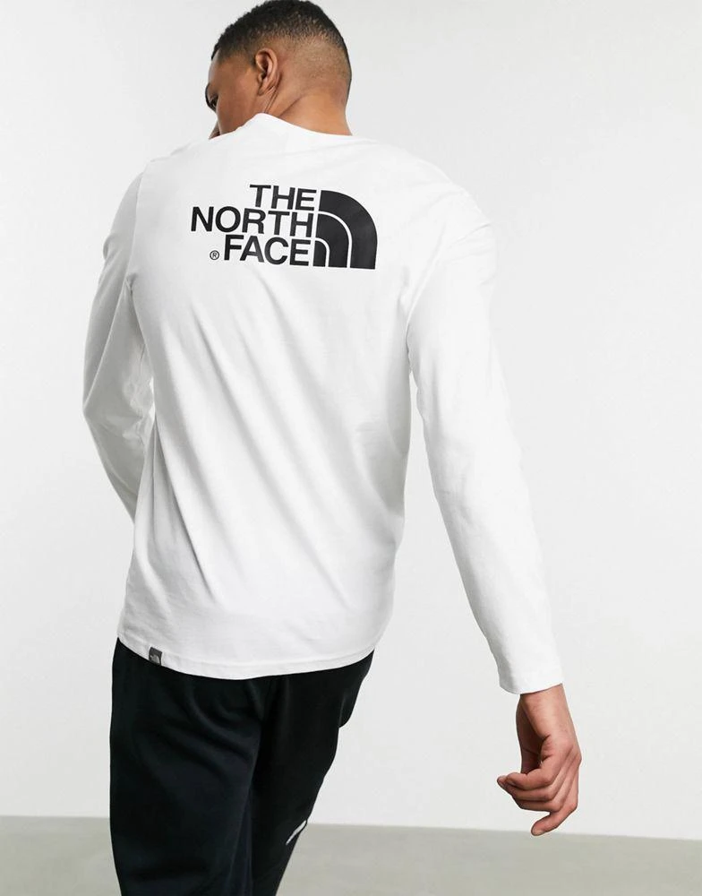 商品The North Face|The North Face Easy long sleeve t-shirt in white,价格¥317,第1张图片