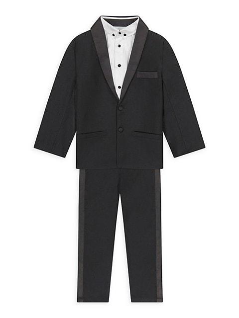 Little Boy's 4-Piece Tuxedo Set商品第1张图片规格展示