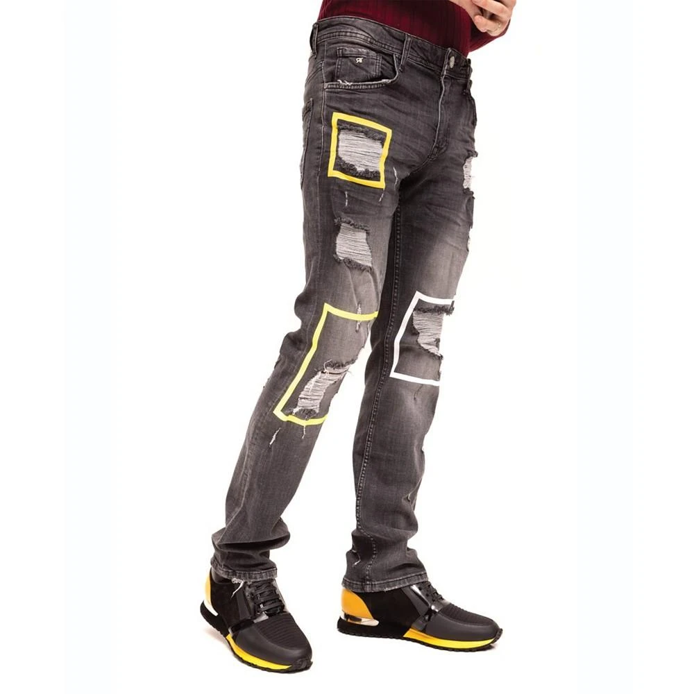 商品RON TOMSON|Men's Modern Paint Box Denim Jeans,价格¥1261,第5张图片详细描述