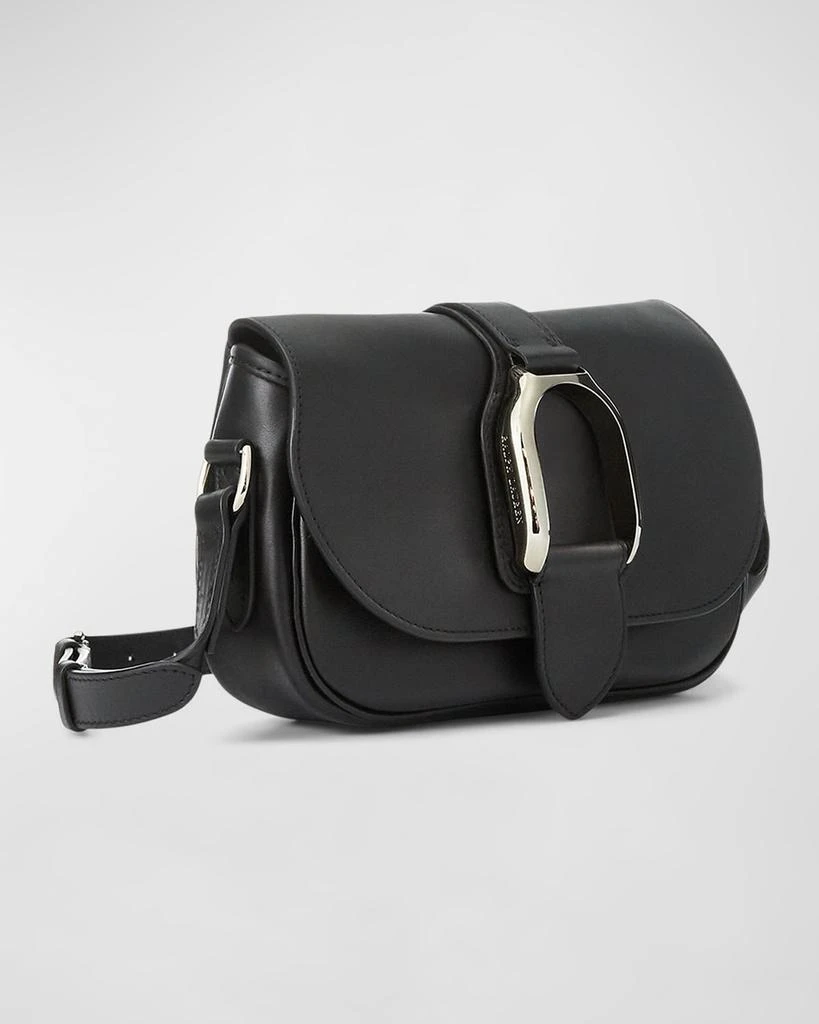 商品Ralph Lauren|Welington Flap Leather Shoulder Bag,价格¥14066,第5张图片详细描述