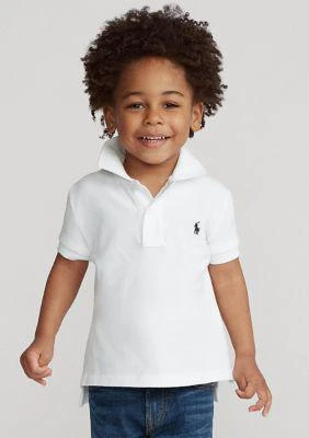 商品Ralph Lauren|Lauren Childrenswear Boys 2 7 Cotton Mesh Polo Shirt,价格¥353,第1张图片