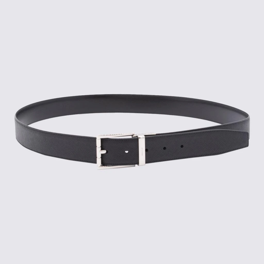 商品Bally|BALLY BLACK LEATHER BELT,价格¥1437,第1张图片