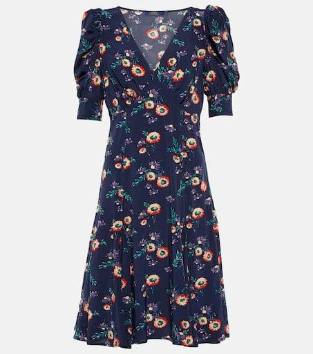 商品Ralph Lauren|Puff-sleeve floral midi dress,价格¥1639,第1张图片