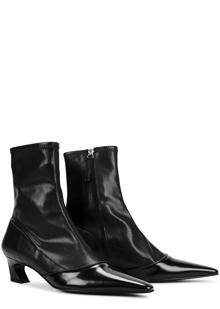 商品Acne Studios|Bano 50 faux leather ankle boots,价格¥2577,第2张图片详细描述