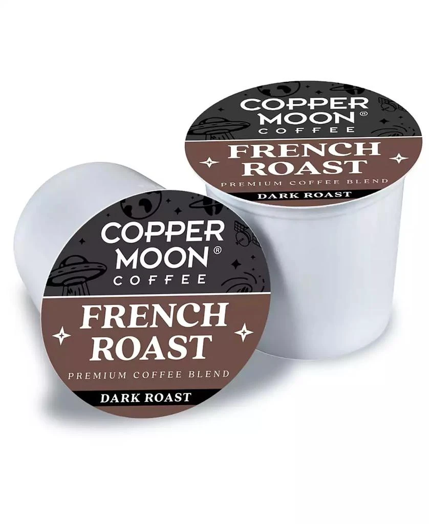 商品Copper Moon Coffee|Single Serve Coffee Pods for Keurig K Cup Brewers, French Roast Blend, 80 Count,价格¥255,第2张图片详细描述