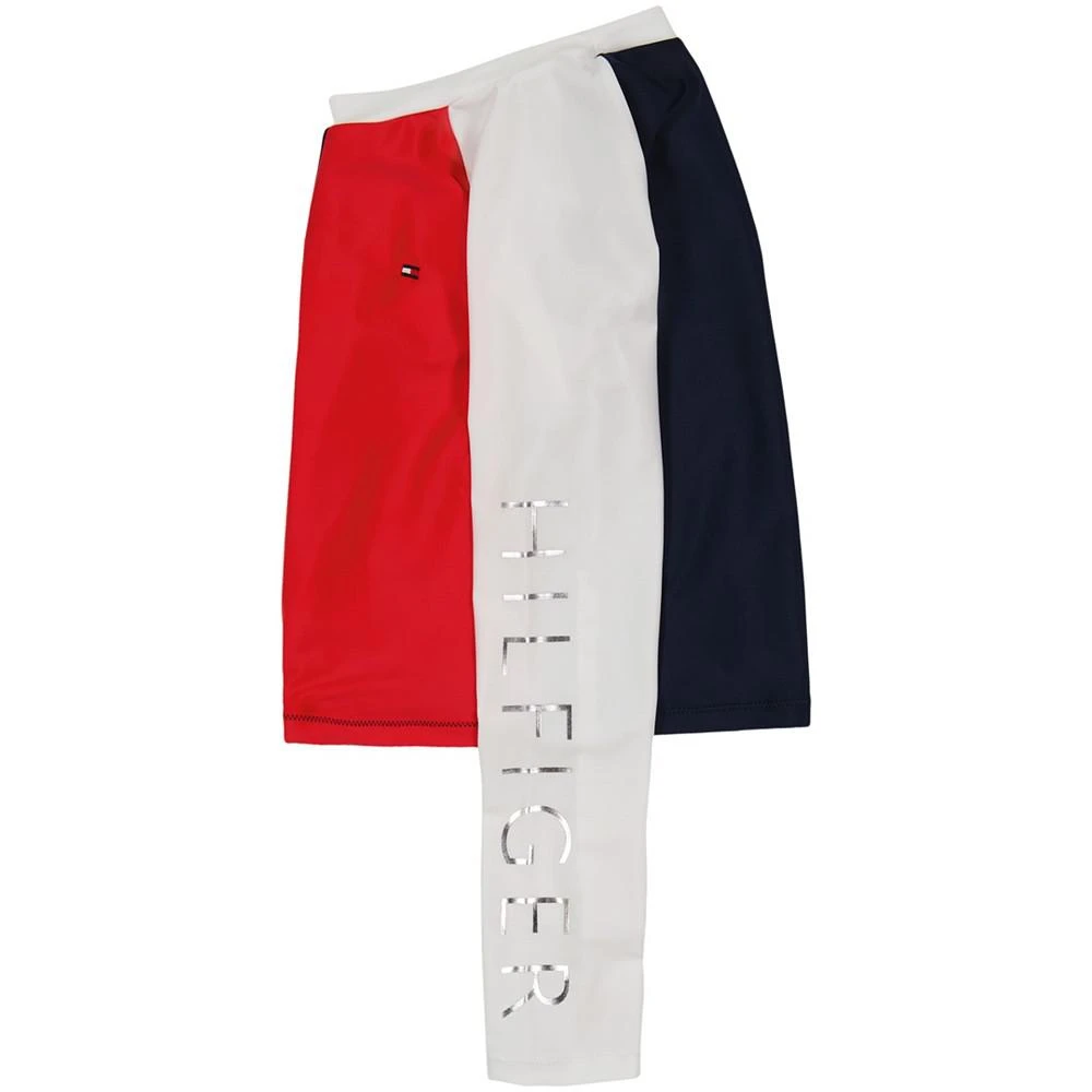 商品Tommy Hilfiger|Big Girls Colorblock Flag Two Piece Swimsuit,价格¥373,第3张图片详细描述