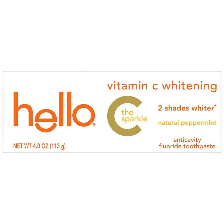 商品Hello|Vitamin C Whitening Toothpaste With Fluoride Peppermint,价格¥57,第2张图片详细描述
