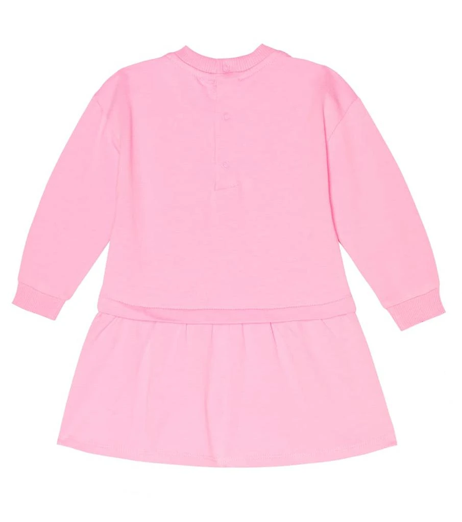商品Moschino|婴幼儿 — 印花棉质混纺运动衫式连衣裙,价格¥888,第2张图片详细描述