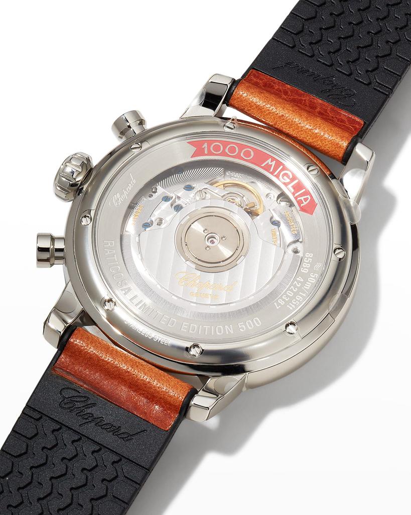 Mille Miglia Chronograph Watch with Leather Strap, 42mm商品第5张图片规格展示