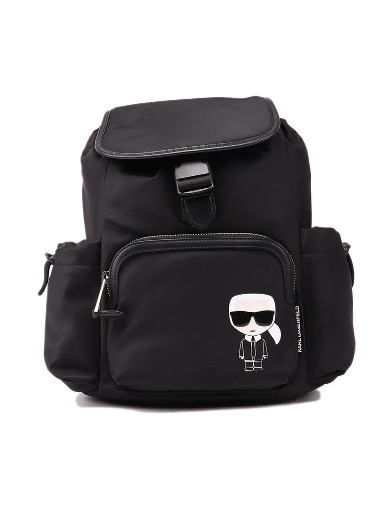 商品Karl Lagerfeld Paris|Karl Lagerfeld K/ikonik Nylon Flap Bp,价格¥2618,第1张图片