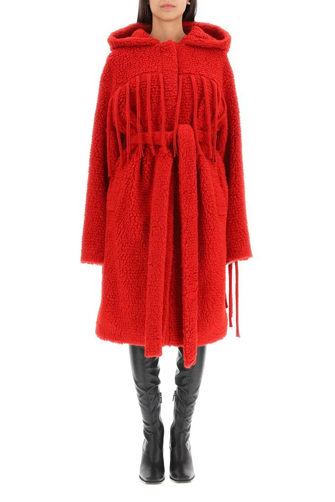 商品Stella McCartney|Stella McCartney Fringed Teddy Coat,价格¥10005,第2张图片详细描述