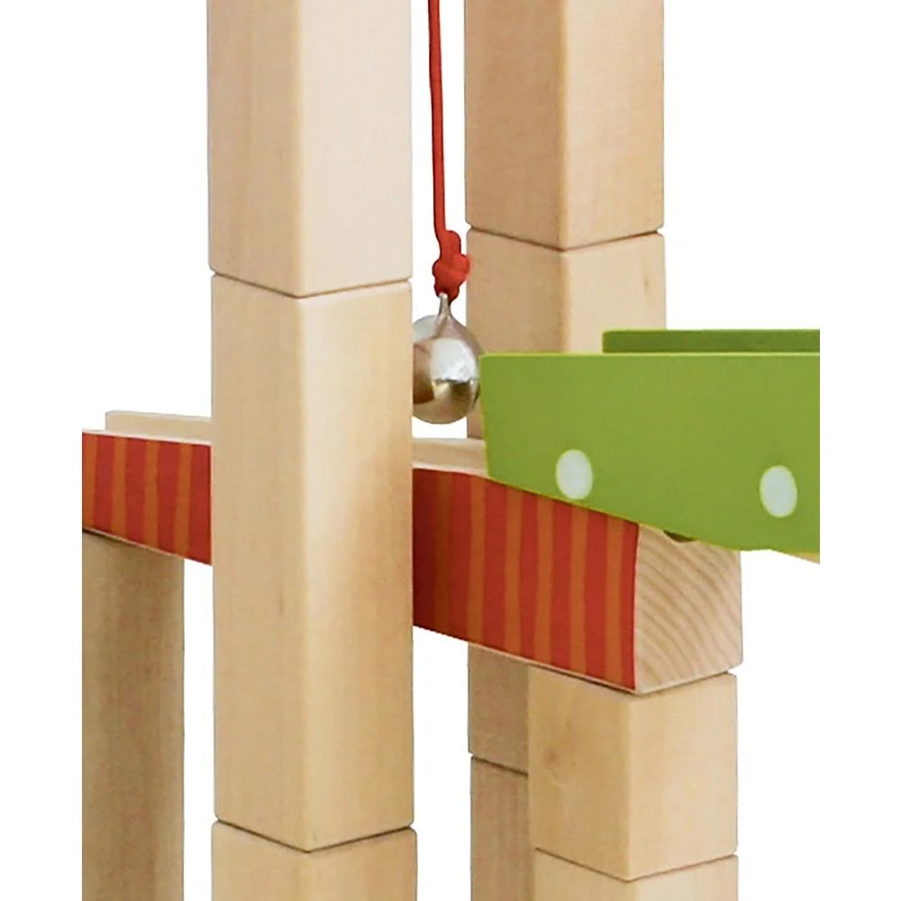 商品Roba-Kids|Wooden Marble Run Glass Marbles 100 Piece Building Blocks Set,价格¥484,第3张图片详细描述