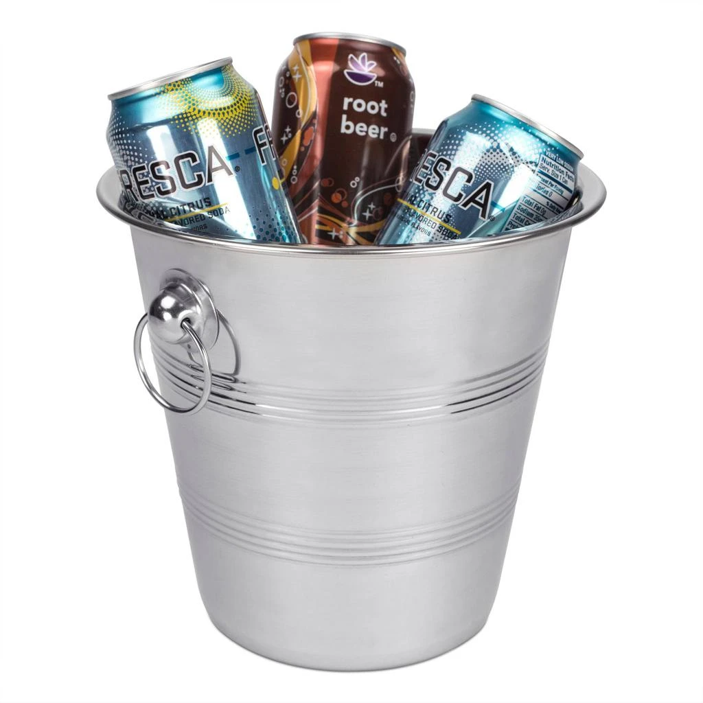 商品Home Basics|Home Basics Stainless Steel Ice Bucket,价格¥135,第1张图片