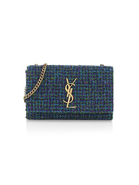 商品Yves Saint Laurent|Small Kate Chain Bouclé Tweed Shoulder Bag,价格¥13096,第1张图片