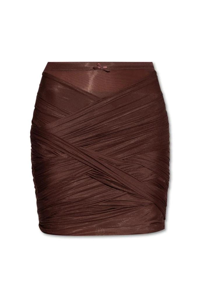 商品Alexander Wang|Alexander Wang Draped Mini Skirt,价格¥3745,第1张图片