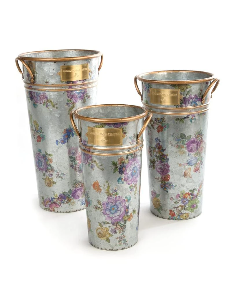 商品MacKenzie-Childs|Flower Market Flower Buckets, Set of 3,价格¥457,第4张图片详细描述