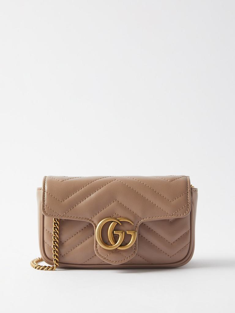 商品Gucci|GG Marmont mini matelassé-leather cross-body bag,价格¥7638,第1张图片