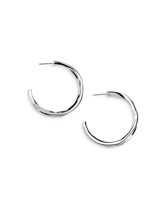 商品Ippolita|Sterling Silver 925 Classico Crush Medium Hoop Earrings,价格¥3370,第2张图片详细描述