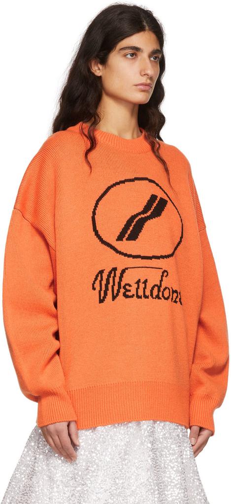 Orange Acrylic Sweater商品第2张图片规格展示