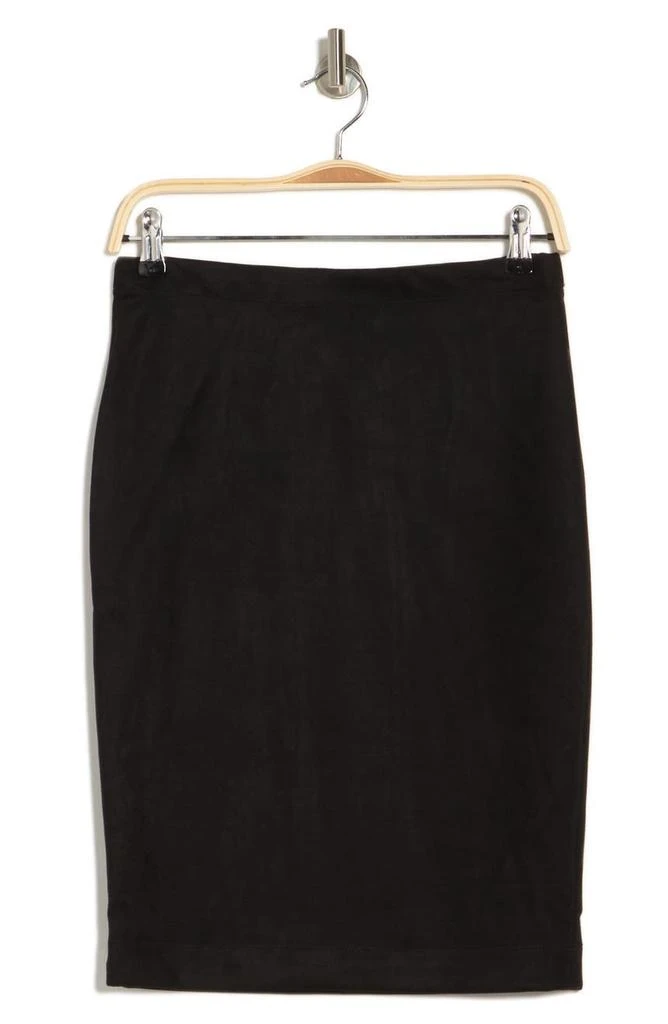 商品Tahari|Faux Suede Pull-On Pencil Skirt,价格¥152,第3张图片详细描述