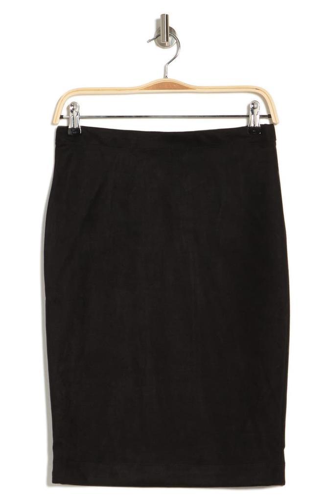 商品Tahari|Faux Suede Pull-On Pencil Skirt,价格¥222,第5张图片详细描述