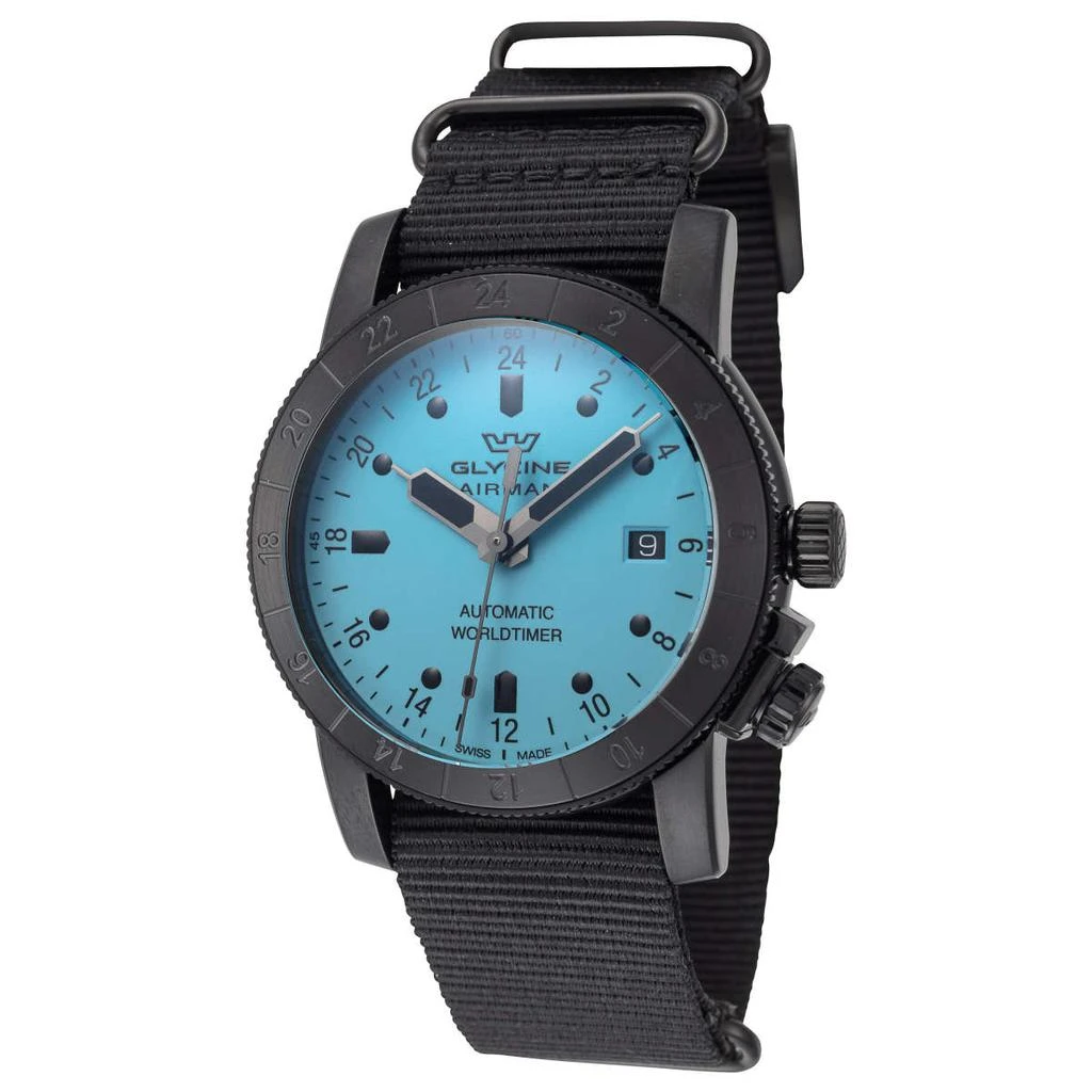 商品Glycine|Glycine Airman Contemporary Purist GMT Men's Automatic Watch,价格¥3217,第1张图片