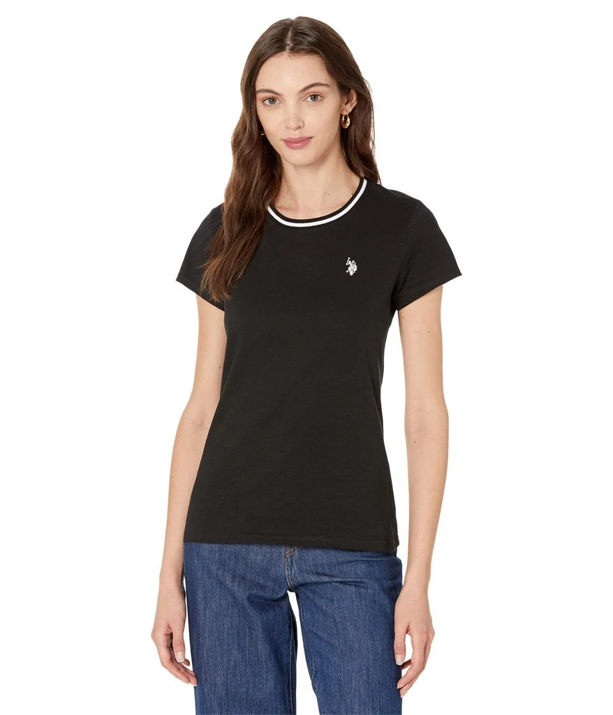 商品U.S. POLO ASSN.|Ringer Neck Trim Tee,价格¥115,第1张图片