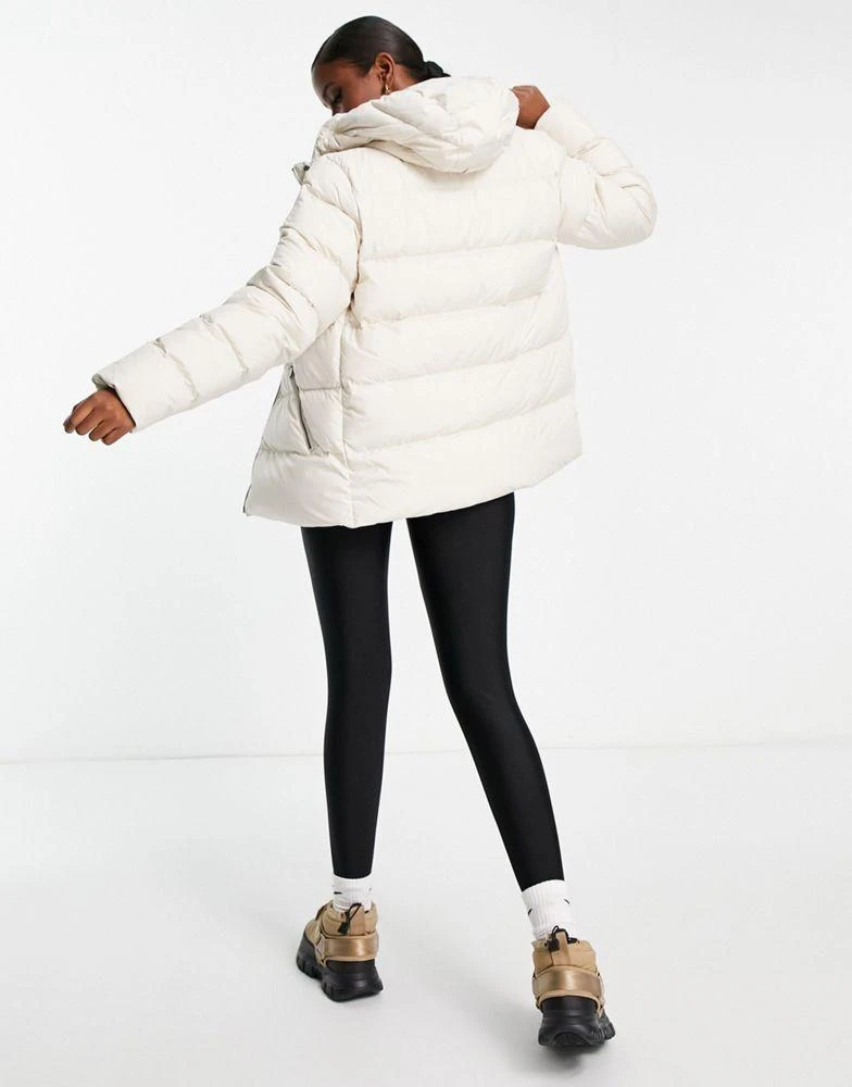 商品Jack Wolfskin|Jack Wolfskin Frozen Palace hooded puffer jacket in white,价格¥1147,第3张图片详细描述