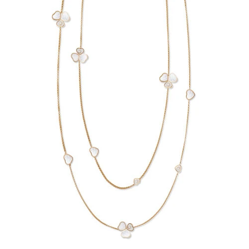 商品Chopard|【预售一周】Chopard/萧邦 Happy Hearts 女士18K金快乐的爱心套链 81A083-5301,价格¥94117,第1张图片
