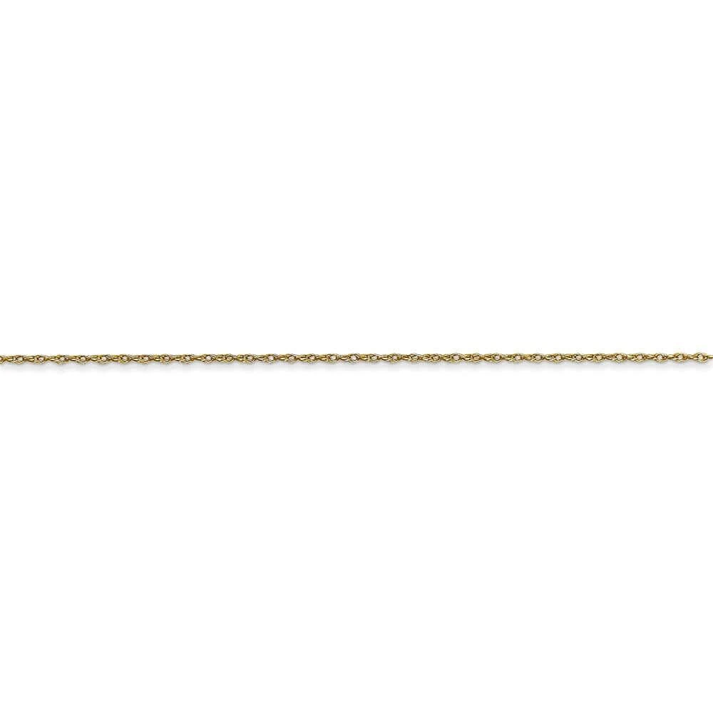 商品Jewelry|10K Rose Gold .5 mm Carded Cable Rope Chain,价格¥344,第2张图片详细描述