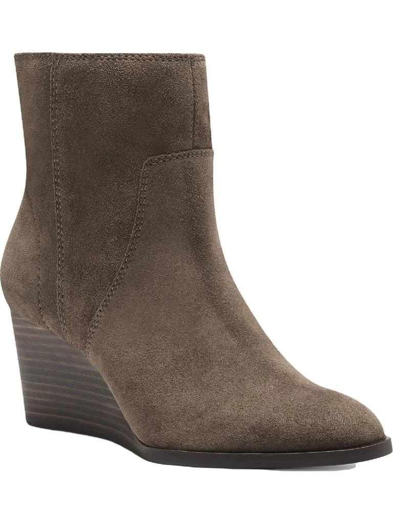 商品Lucky Brand|Wafael Womens Suede Wedge Booties,价格¥222,第5张图片详细描述