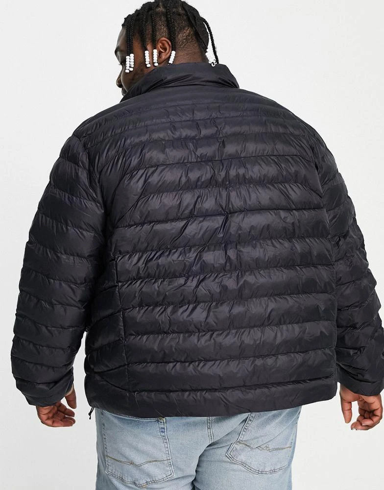 商品Ralph Lauren|Polo Ralph Lauren Big & Tall Terra player logo nylon puffer jacket in black - BLACK,价格¥2220,第2张图片详细描述