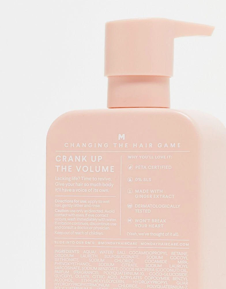 商品Monday Haircare|MONDAY Haircare Volume Shampoo 350ml,价格¥47,第4张图片详细描述