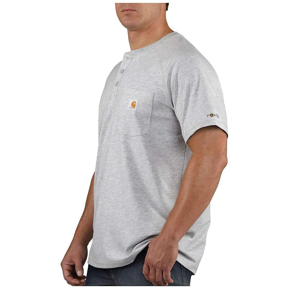 商品Carhartt|Carhartt Men's Force Cotton Delmont SS Henley Shirt,价格¥248,第4张图片详细描述