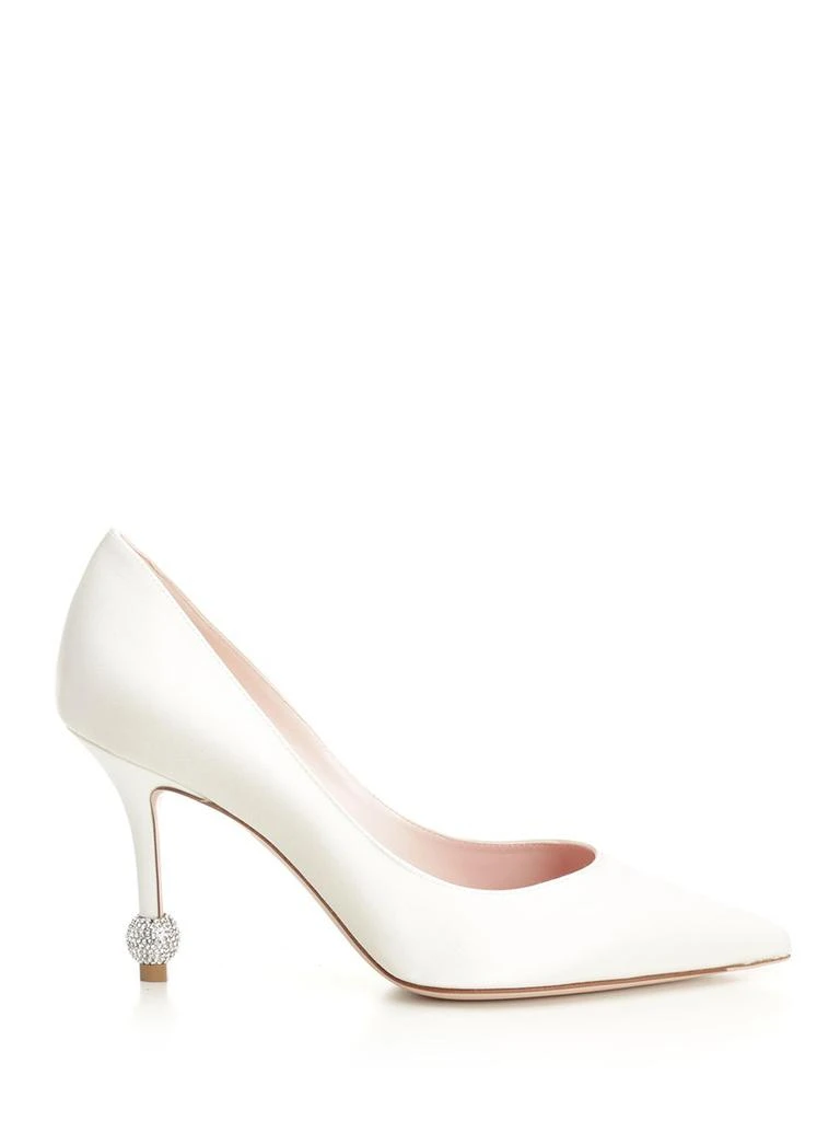 商品Roger Vivier|Jewel Heel Pumps Beige,价格¥8049,第1张图片