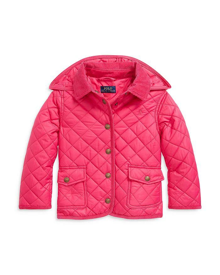 商品Ralph Lauren|Girls' Quilted Barn Jacket - Big Kid,价格¥607,第1张图片