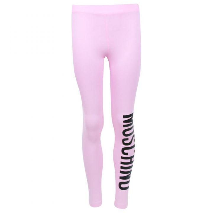 商品Moschino|Pink Logo Print Leggings,价格¥187,第5张图片详细描述