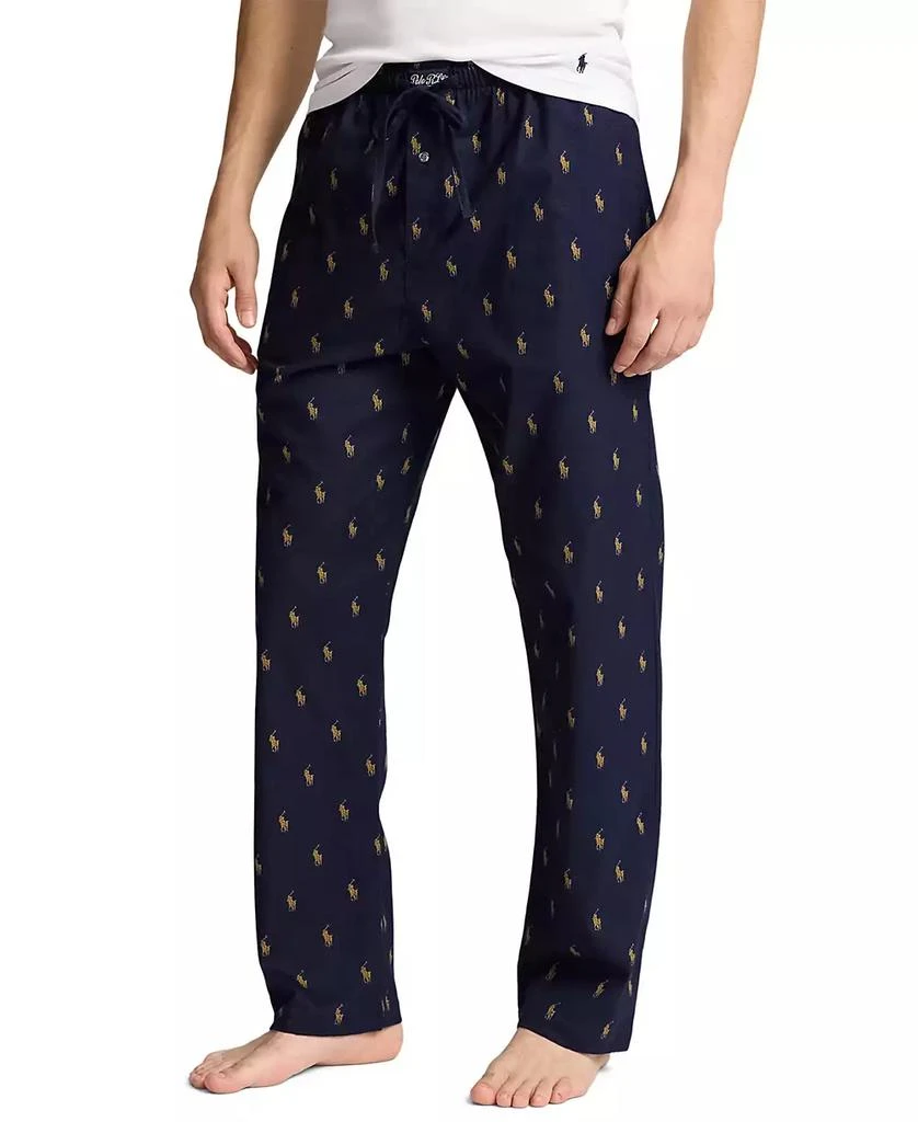 商品Ralph Lauren|Men's Flannel Pony-Print Pajama Pants,价格¥247,第1张图片