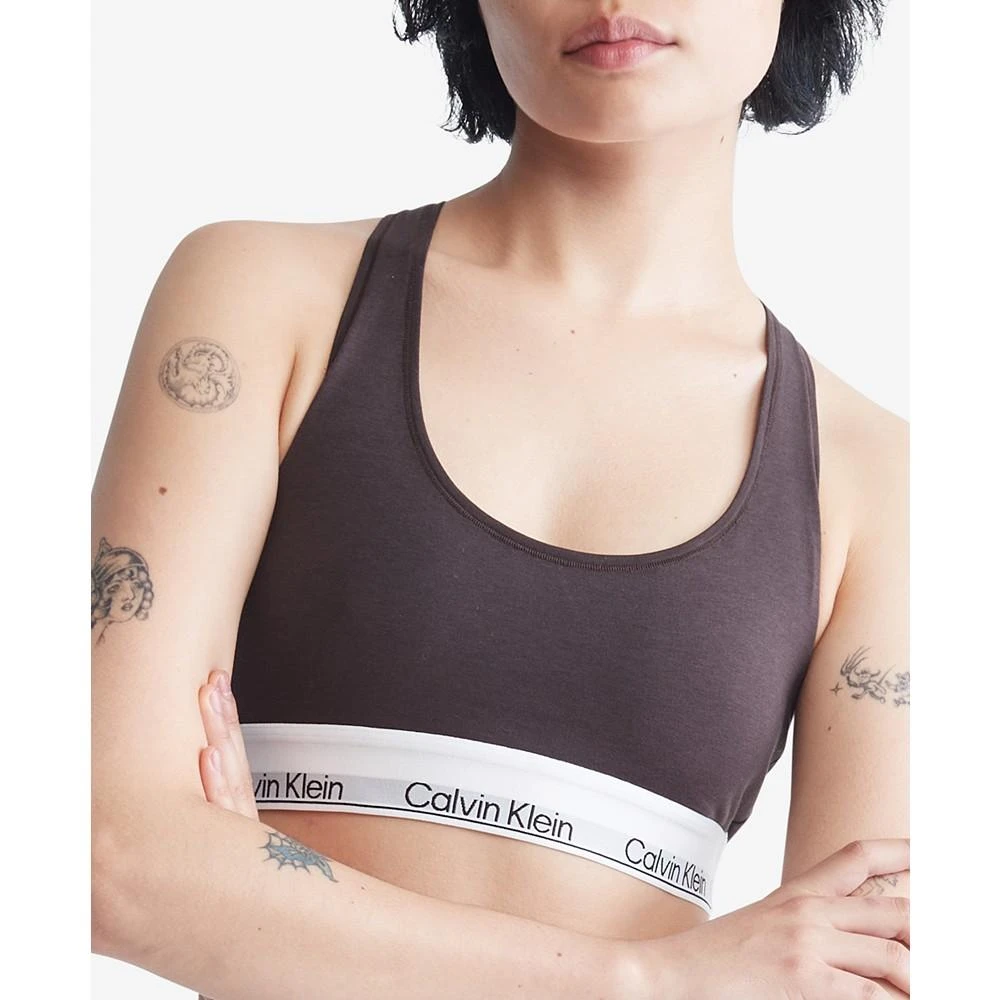 商品Calvin Klein|Women's Modern Naturals Unlined Bralette QF7044,价格¥135,第1张图片