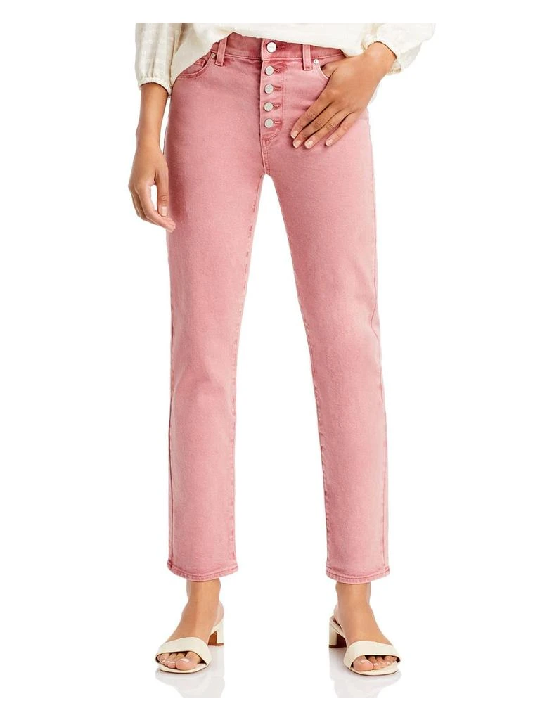 商品Paige|Cindy Womens High Rise Faded Ankle Jeans,价格¥308,第1张图片