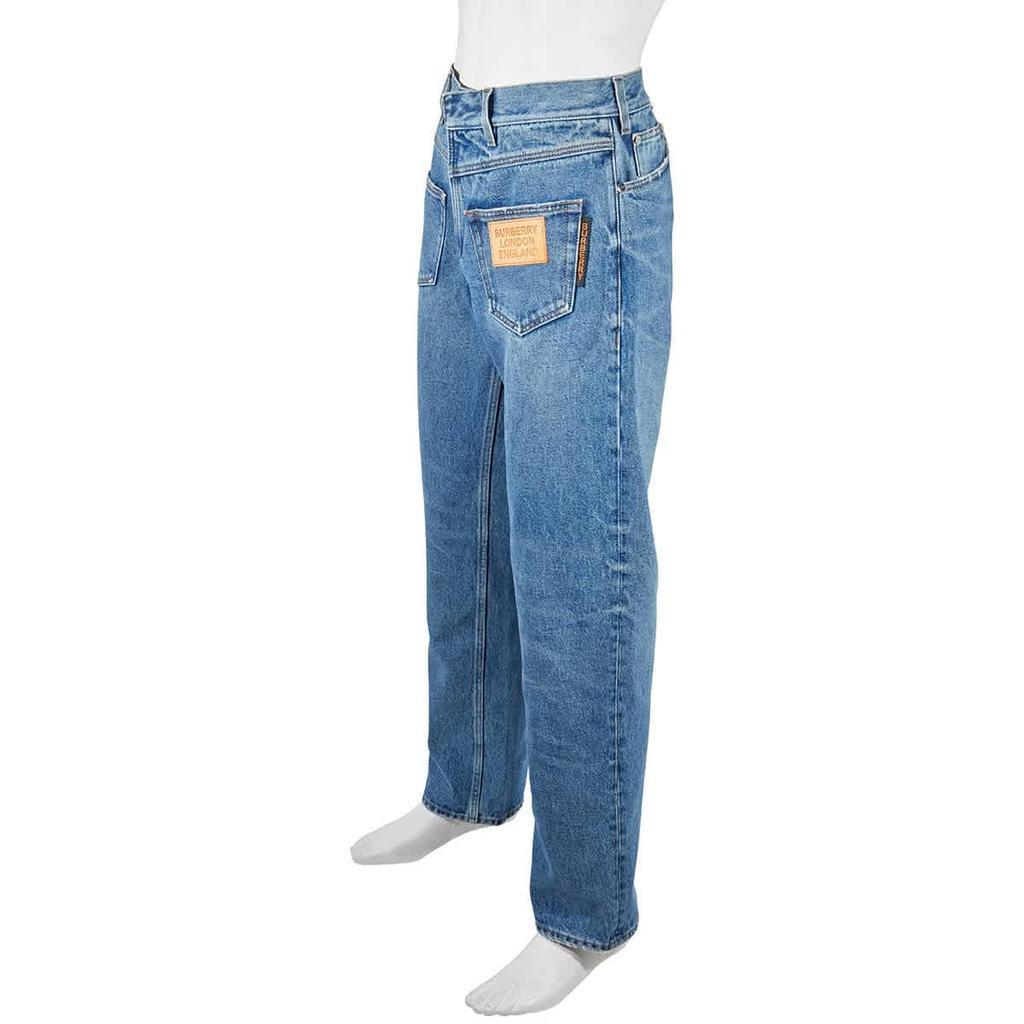 商品Burberry|Mens Vintage Blue Relaxfit Reconstructed Washed Denim Jeans,价格¥4545,第1张图片
