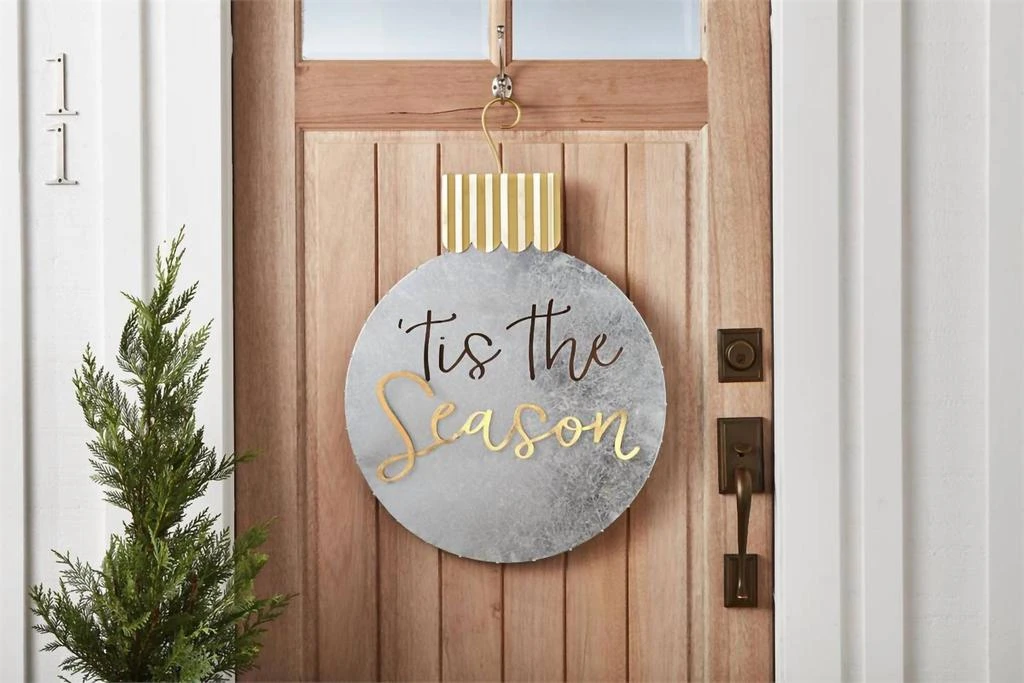 商品Mudpie|Tis the Season Ornament Door Hanger,价格¥300,第2张图片详细描述