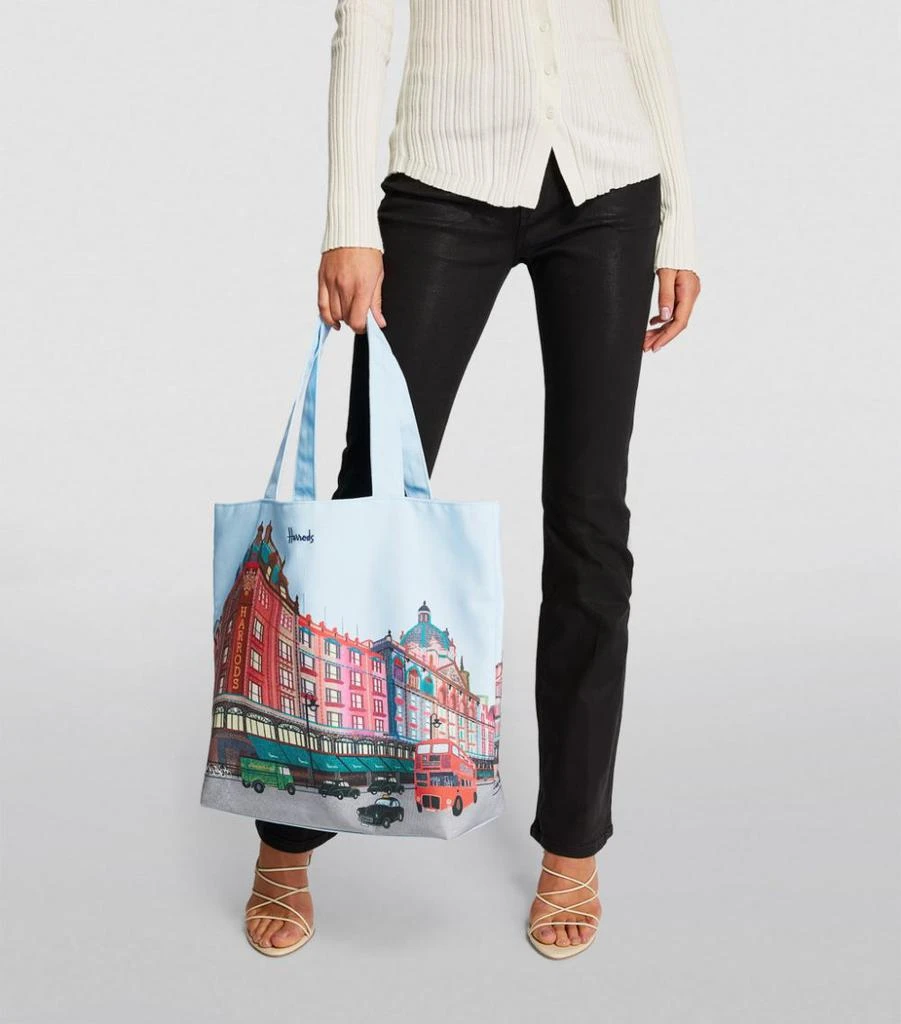 商品Harrods|Colourful Harrods Tote Bag,价格¥466,第2张图片详细描述