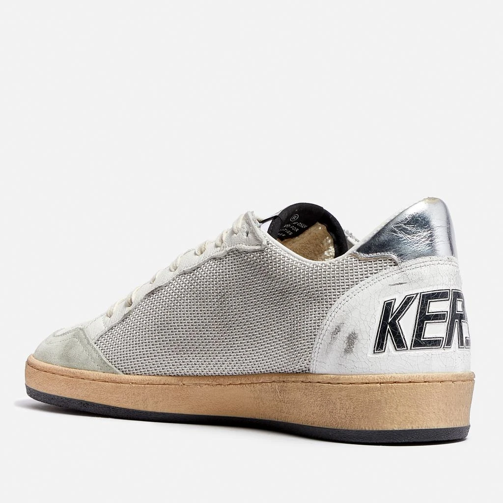 商品Golden Goose|Golden Goose Ball Star Leather and Canvas Trainers,价格¥4079,第2张图片详细描述