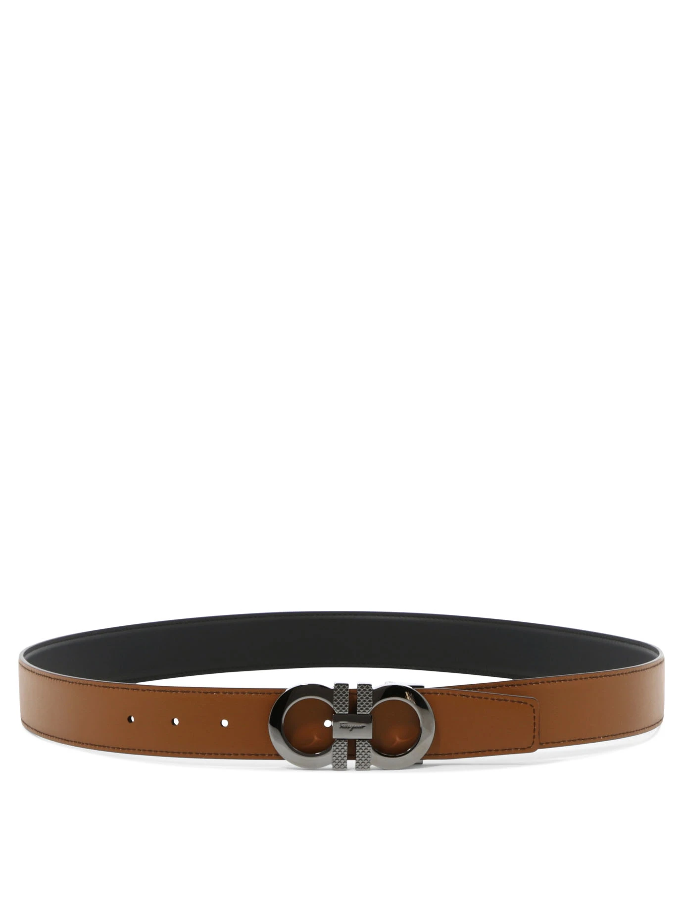 商品【商品预售7天】 Salvatore Ferragamo|Salvatore Ferragamo 男士腰带 0750184 黑色,价格¥4362,第3张图片详细描述