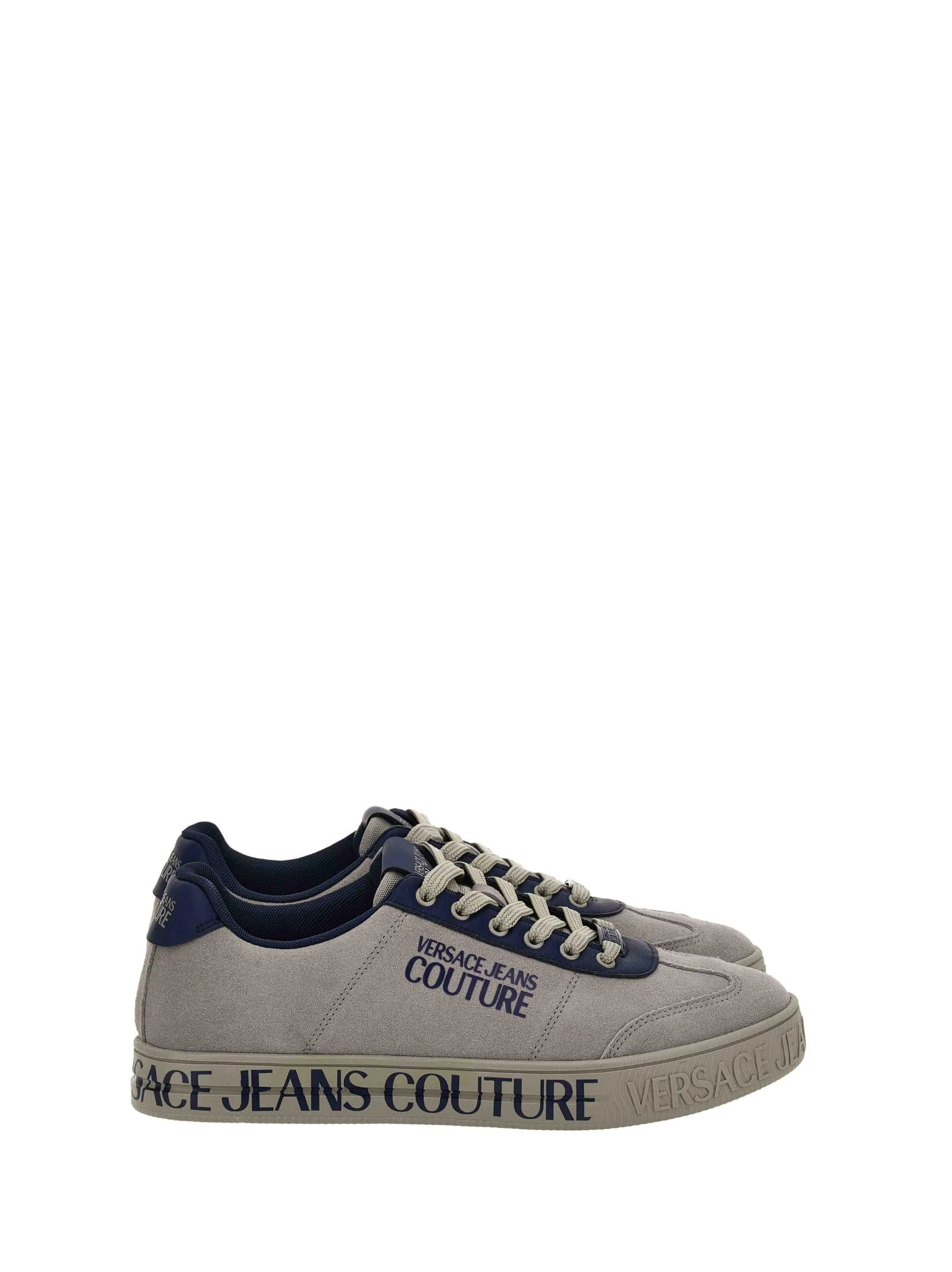 商品【商品预售7天】 Versace|Versace 男士运动鞋 78YA3SK6ZPB02800 灰色,价格¥1755,第1张图片
