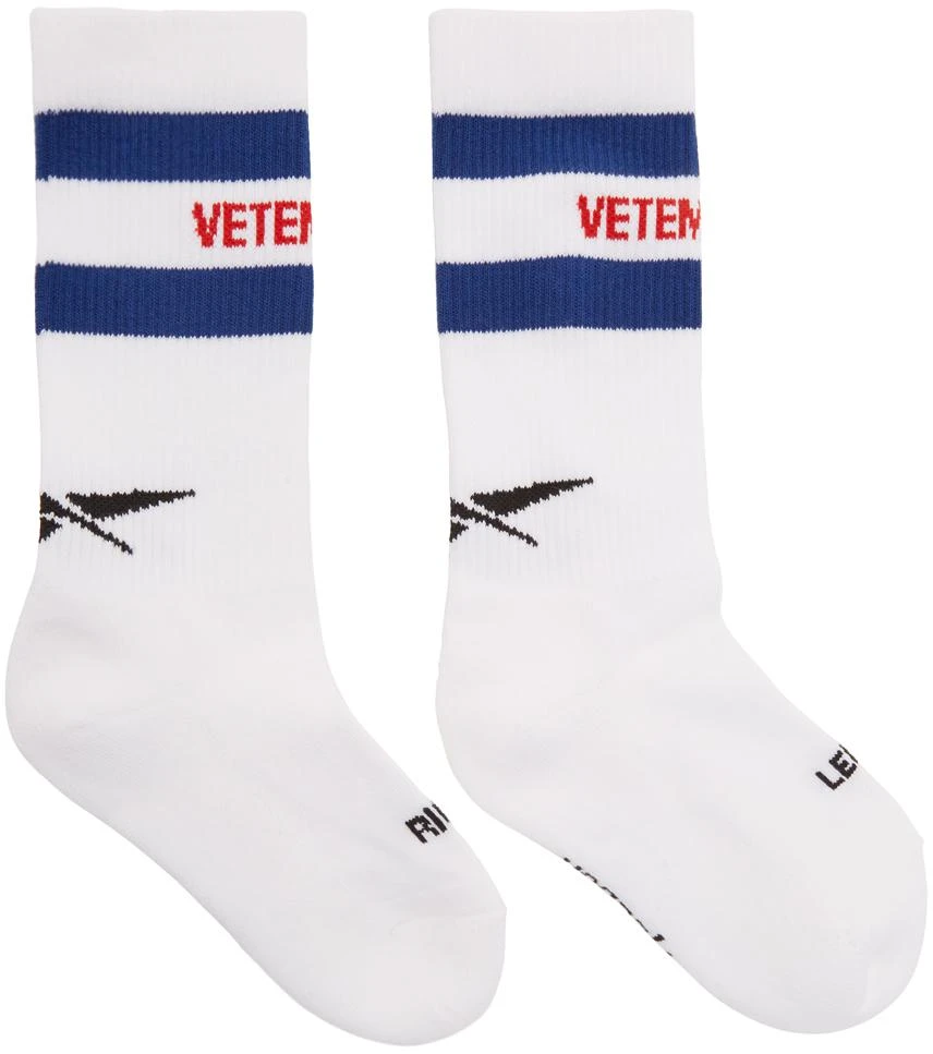 商品Vetements|White Reebok Edition Classic Socks,价格¥576,第1张图片