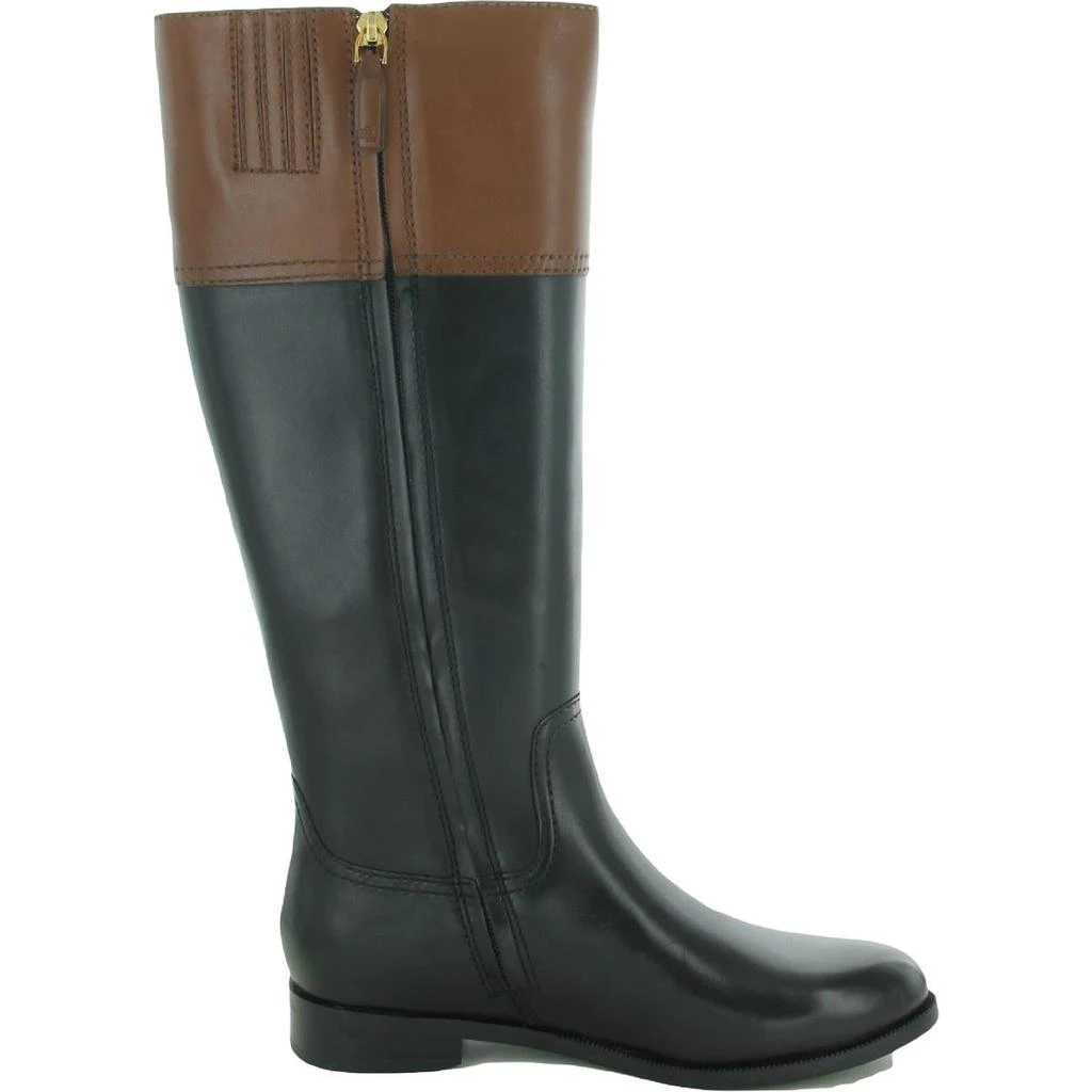 商品Ralph Lauren|Lauren Ralph Lauren Womens Berdie Leather Knee-High Riding Boots,价格¥521,第3张图片详细描述